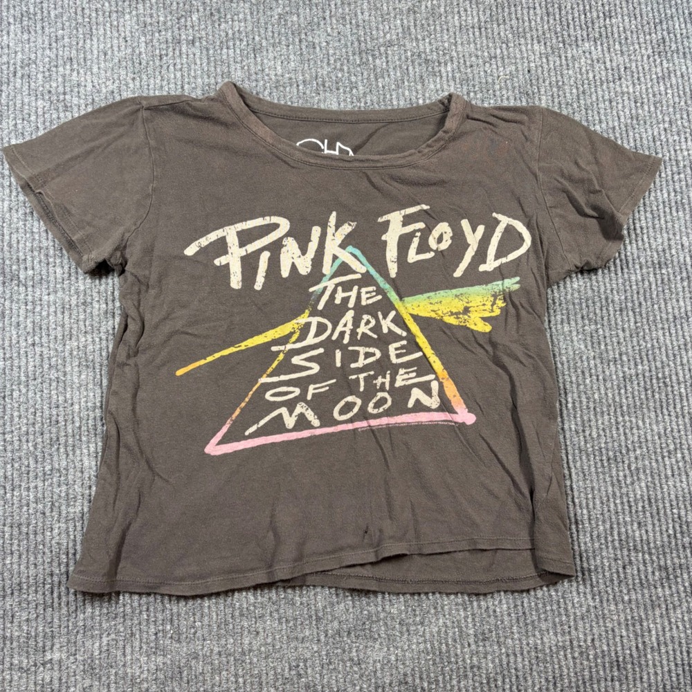 Chaser Shirt Women's XS  Pink Floyd The Dark Side Of The Moon Graphic Gray